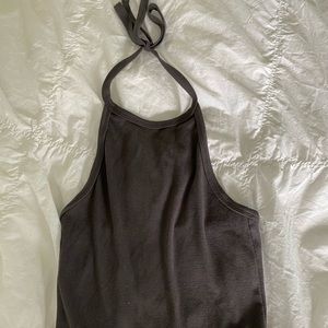 Blue/Grey American Eagle Halter top